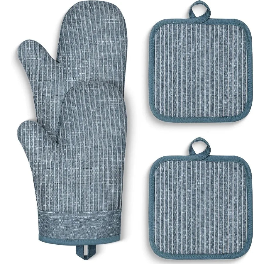 Non-Slip Heat Resistant Oven Mitts