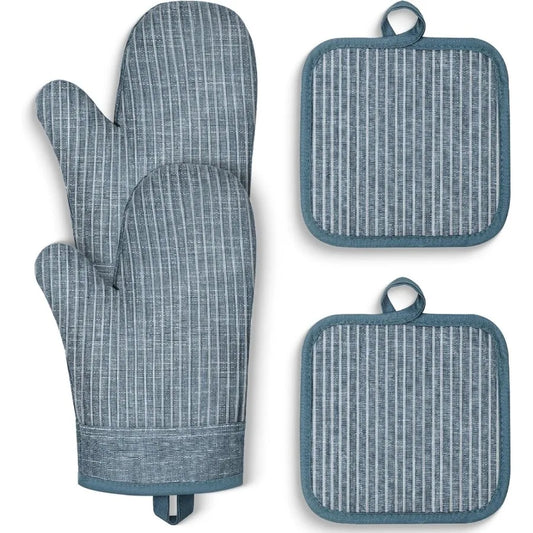 Non-Slip Heat Resistant Oven Mitts