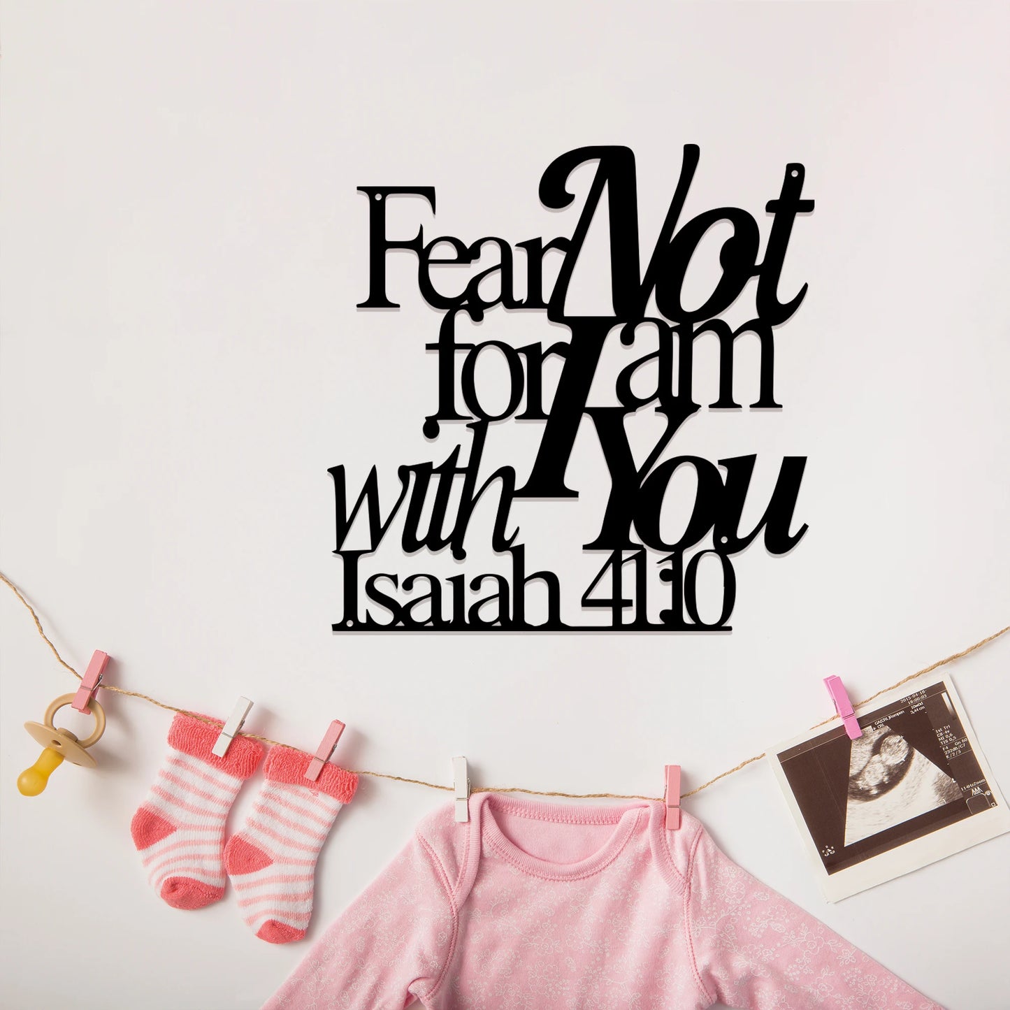 1pc Metal Christian Home Decor