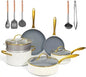14-Piece Ceramic Cookware Set