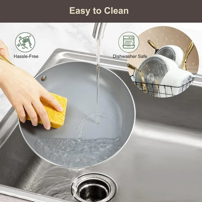 14-Piece Ceramic Cookware Set