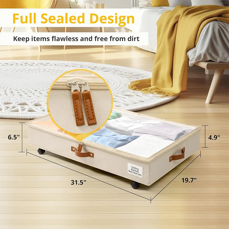 2 Pack Underbed Storage Containers