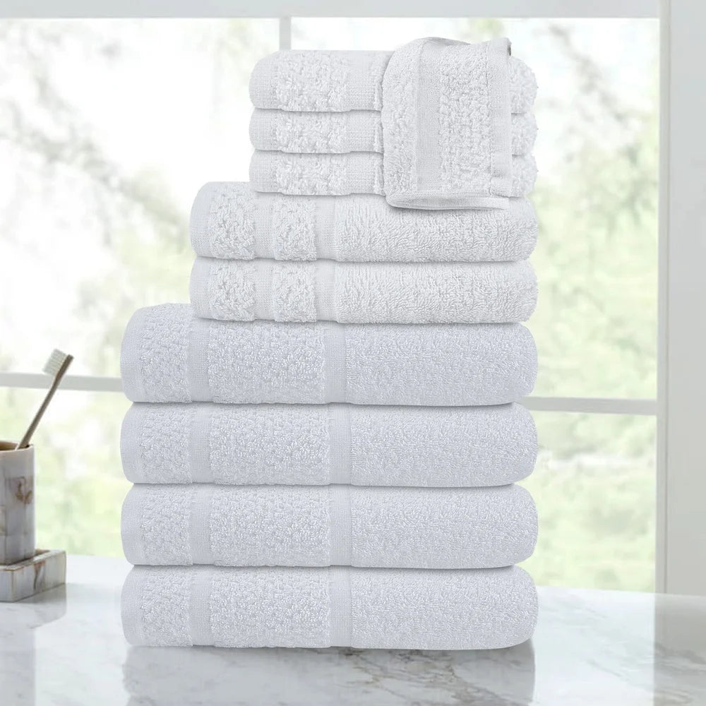 10 Piece Cotton Towel Set