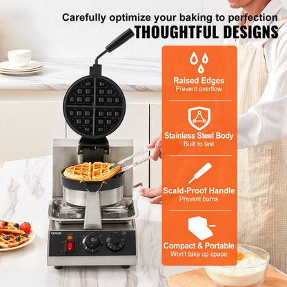 Stainless Steel Electric Waffle Maker