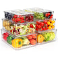 Stackable Food Pantry Organizer Bins
