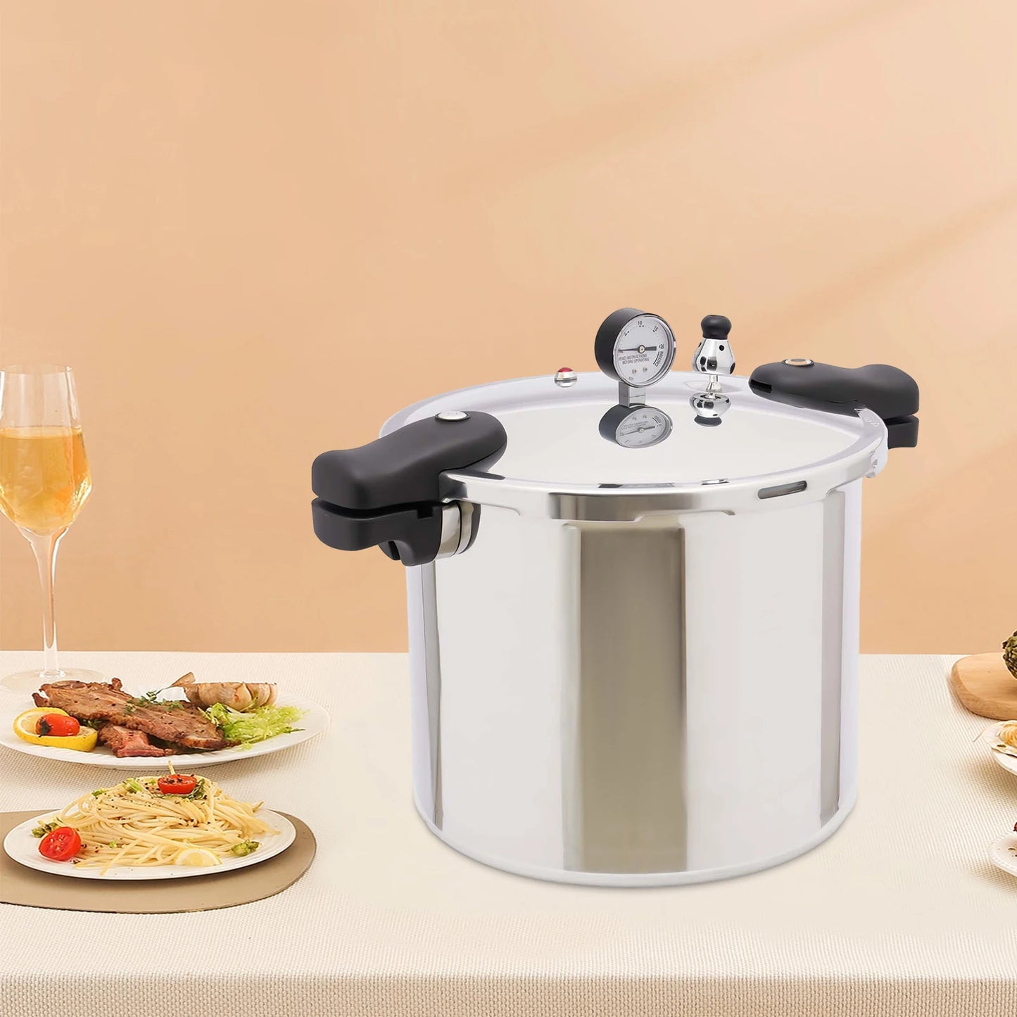 22L Stainless Steel Pressure Cooker