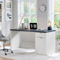 Modern Executive Desk with Storage
