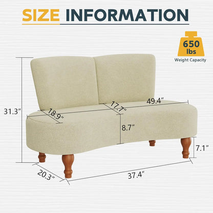 49" Loveseat Sofa