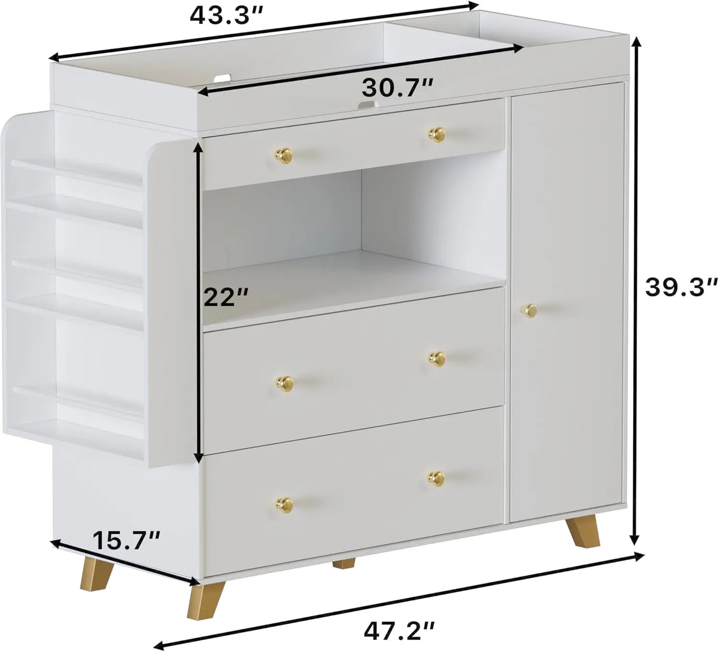 Nursery Changing Table Dresser