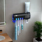 Wall Mounted Toothpaste Dispenser and Toothbrush Holder