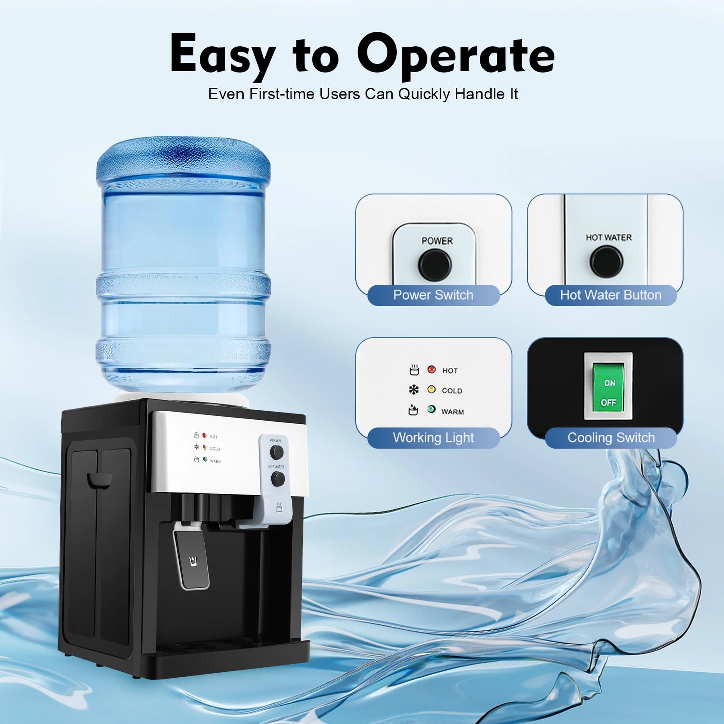 Hot and Cold-Water Dispenser