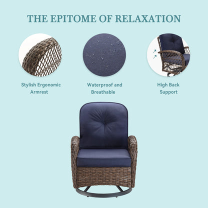 3 Piece Outdoor Patio Furniture