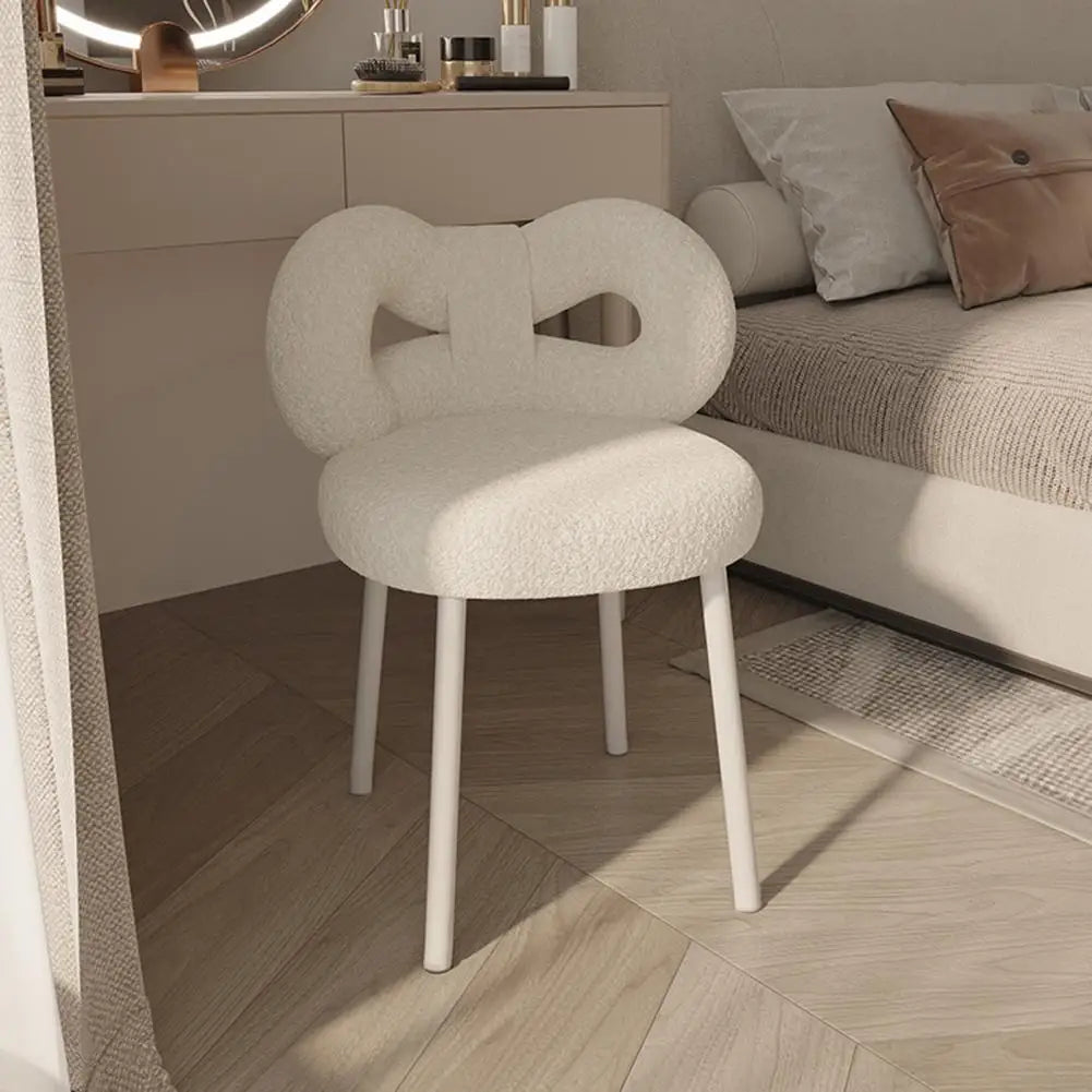 Bowknot Vanity Stool