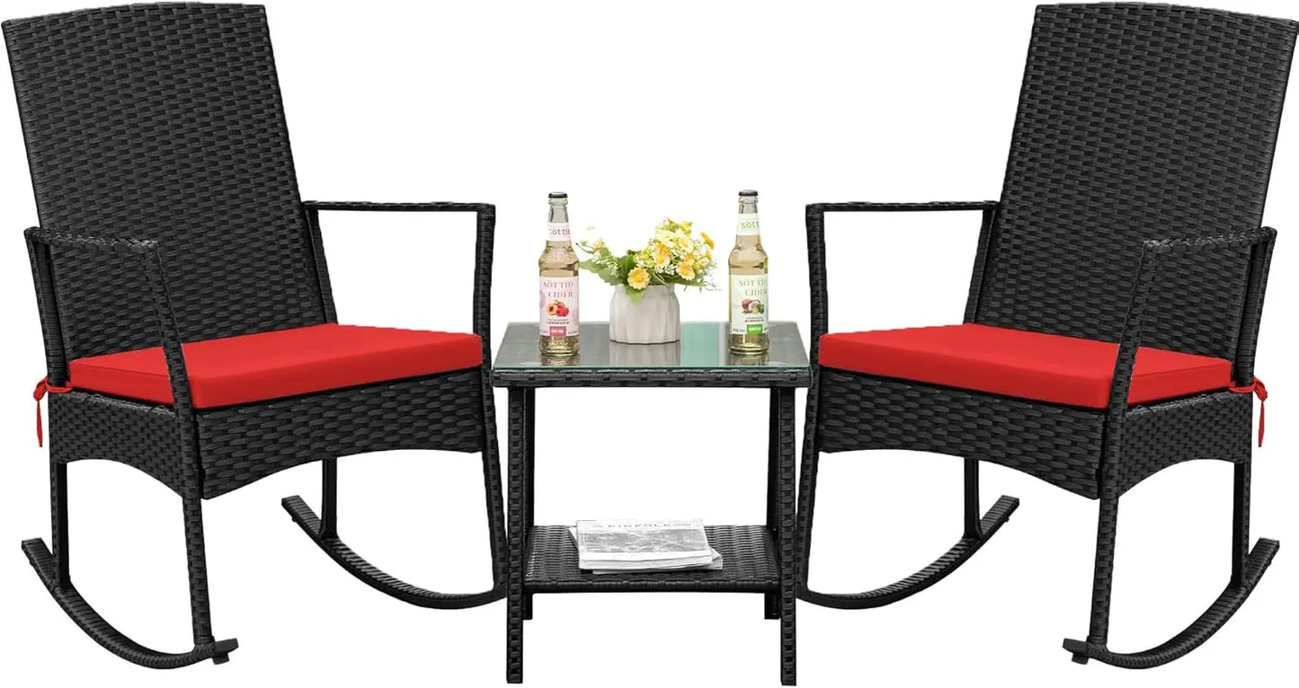 Outdoor Rattan Rocking Chair
