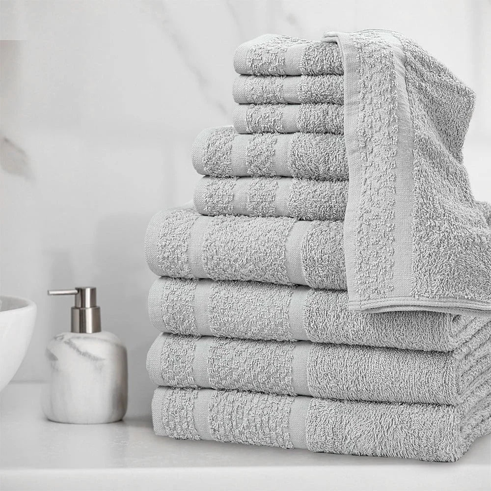 10 Piece Absorbent Towel Set
