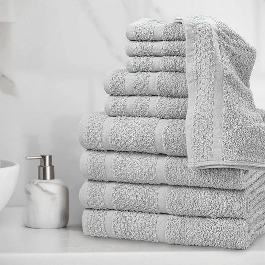 10 Piece Absorbent Towel Set