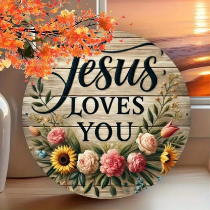 "Jesus Loves You" Wall Decor