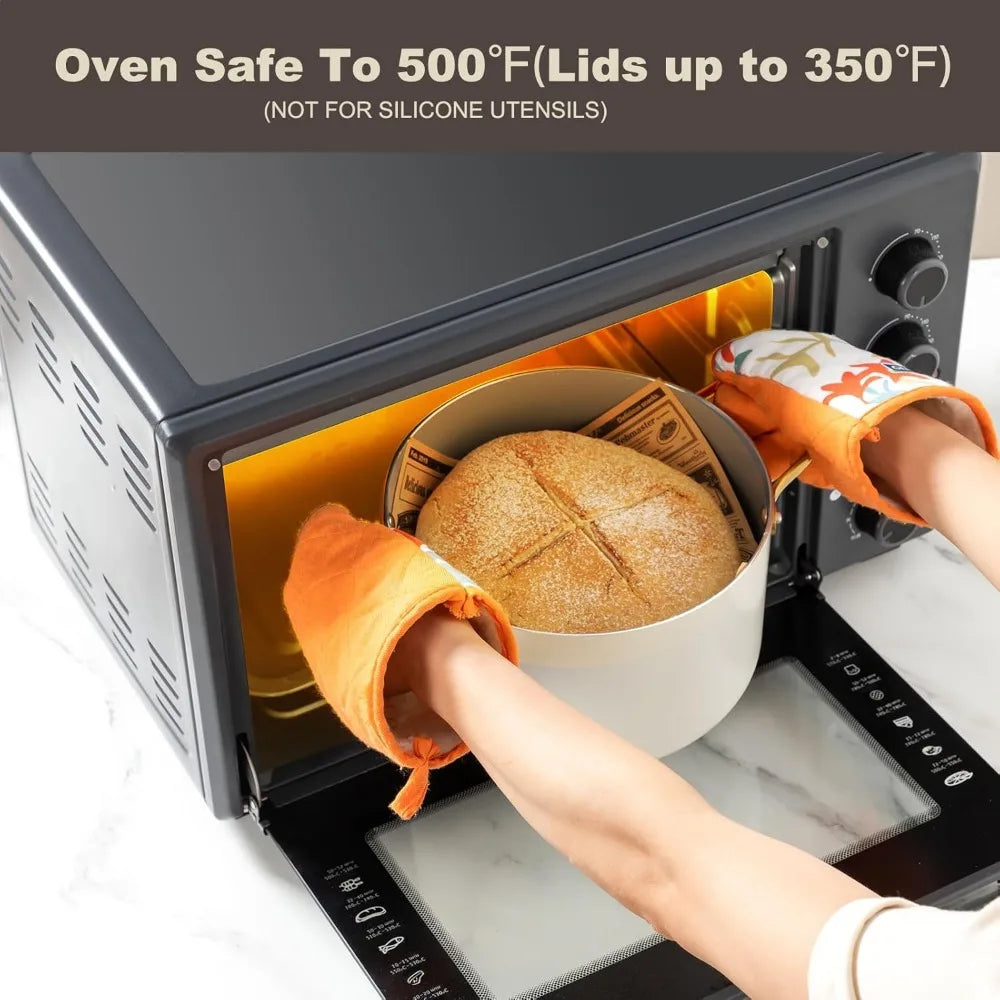 14-Piece Ceramic Cookware Set