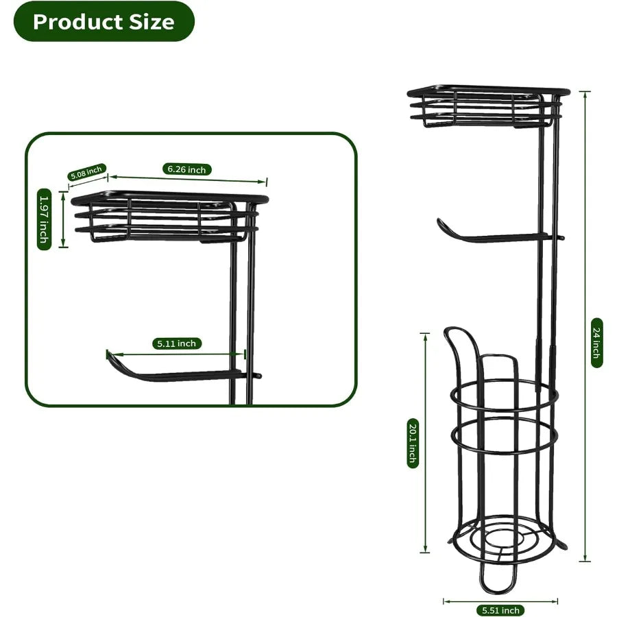 Free Standing Toilet Paper Holder
