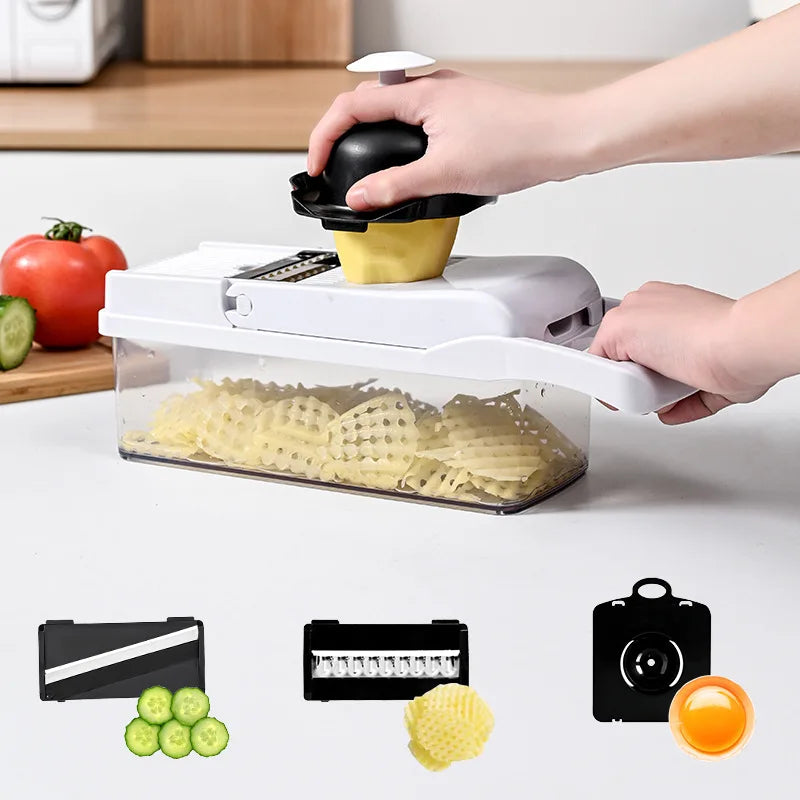 26-piece Multifunctional vegetable slicer