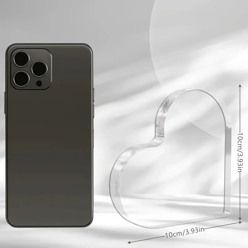 Heart-Shaped Acrylic Prayer Decor