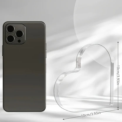 Heart-Shaped Acrylic Prayer Decor