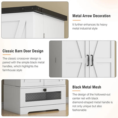 55'' Pantry Storage Cabinet
