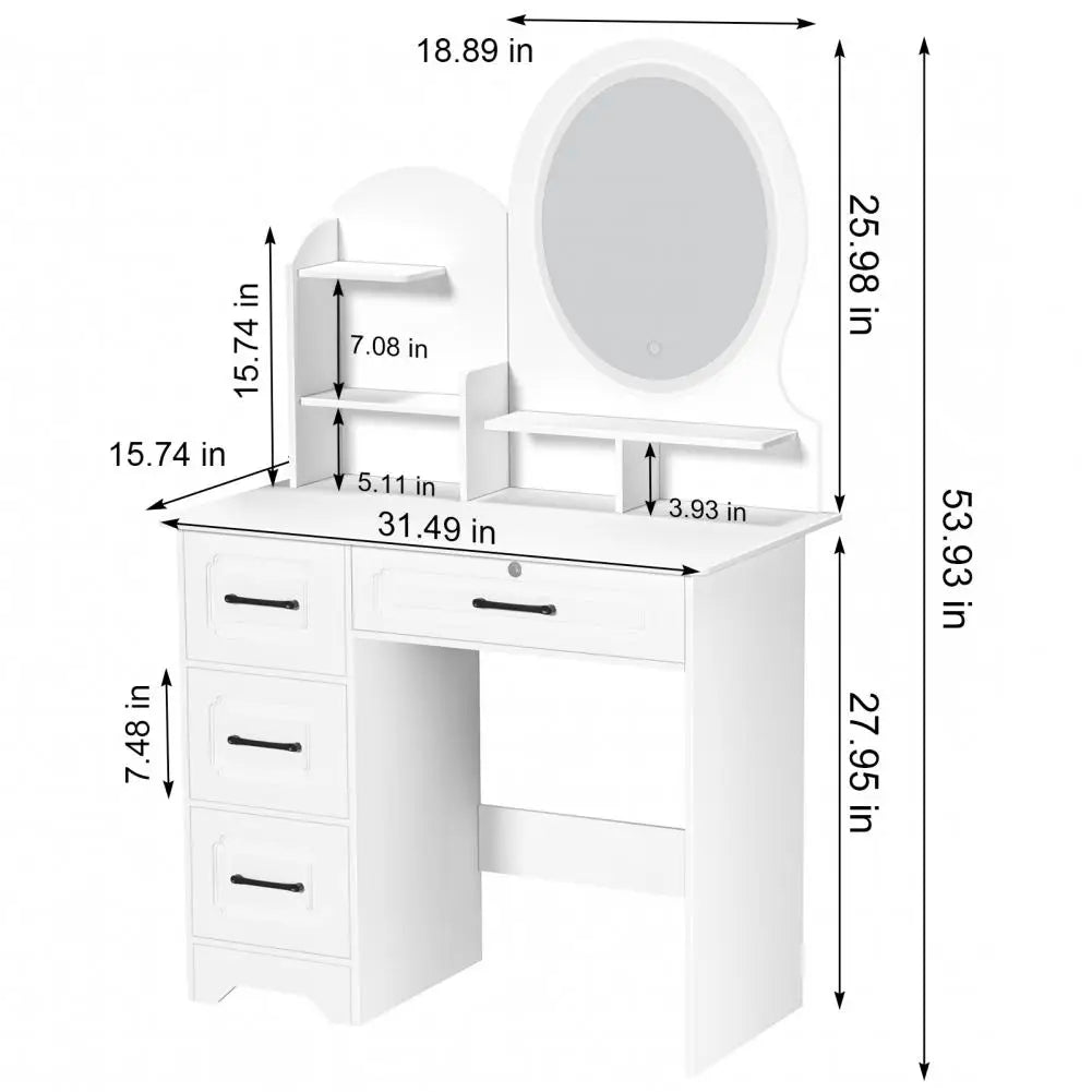 Modern Makeup Vanity