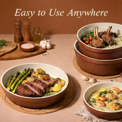 22Pcs Nonstick Ceramic Cookware Set