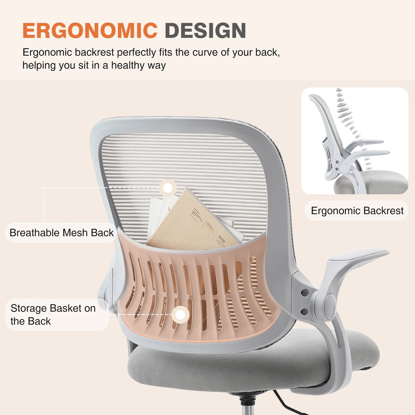 Mesh Backrest Office Desk Chair