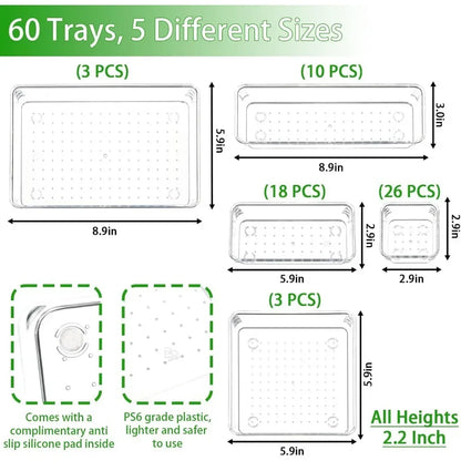 Clear Plastic Organizer Tray