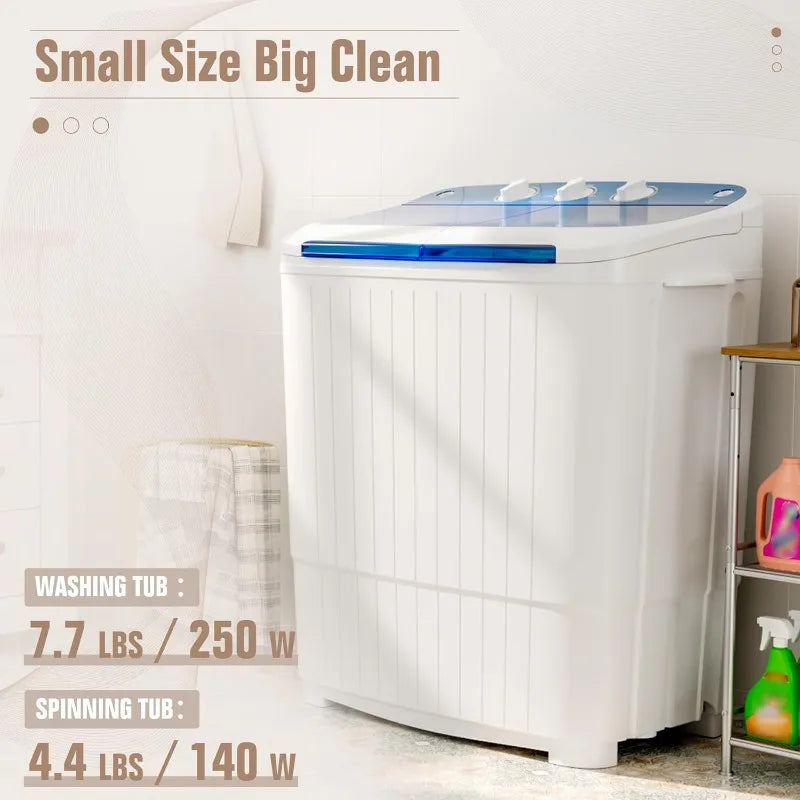 12lbs Portable Washing Machine with Spin Dryer
