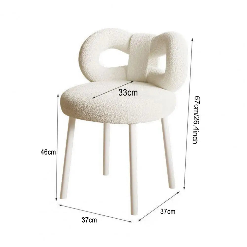 Bowknot Vanity Stool
