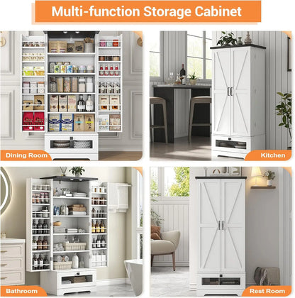55'' Pantry Storage Cabinet