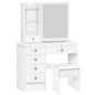 Makeup Vanity with Sliding Mirror