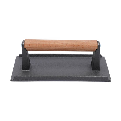 Heavy Cast Flat Iron Grill Press