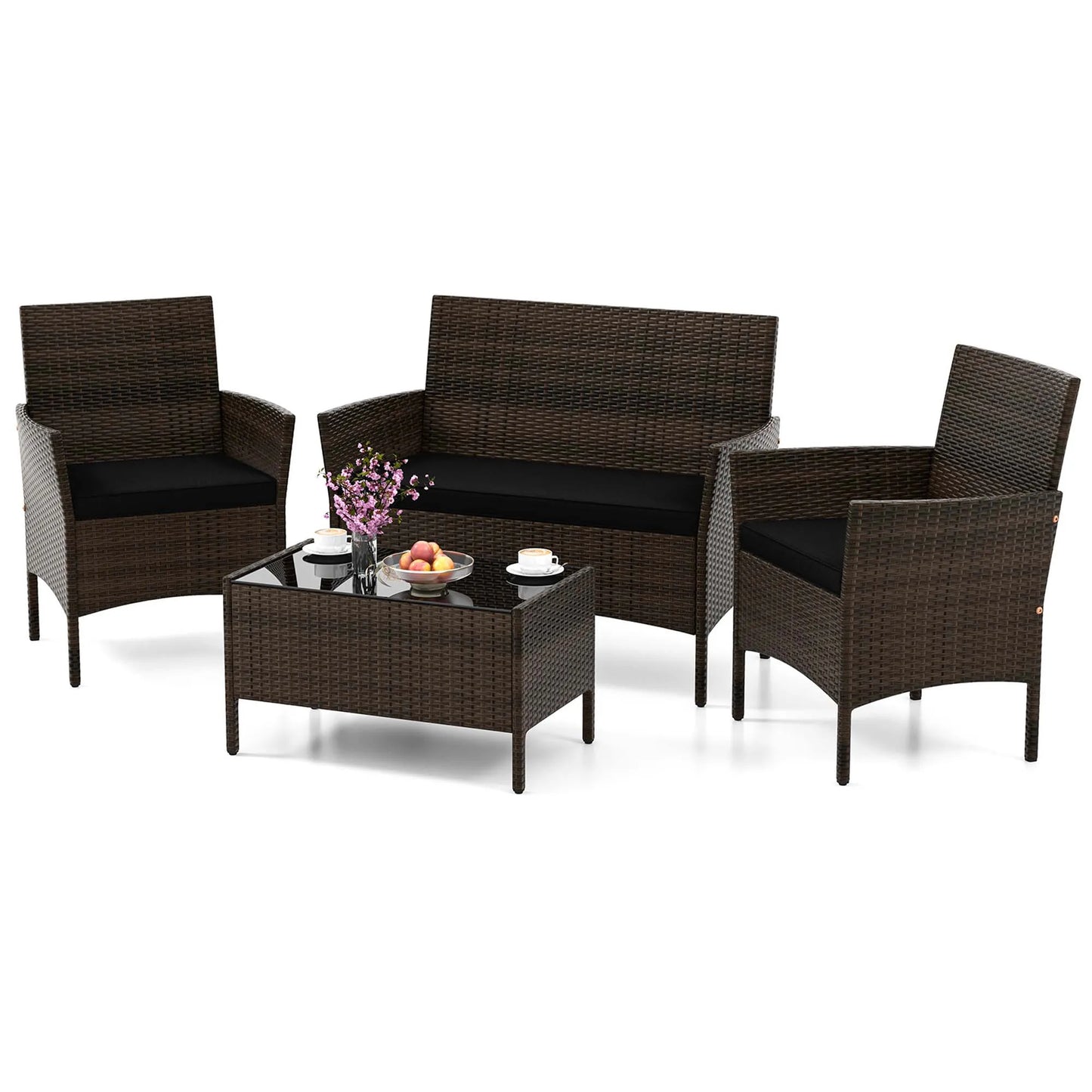 4 PCS Patio Furniture Set