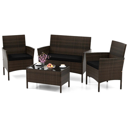 4 PCS Patio Furniture Set