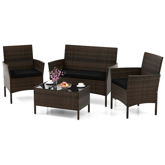 4 PCS Patio Furniture Set