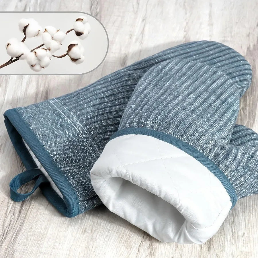 Non-Slip Heat Resistant Oven Mitts
