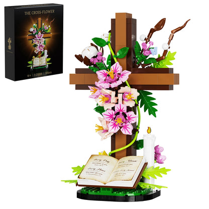 Jesus Cross Flower Building Set