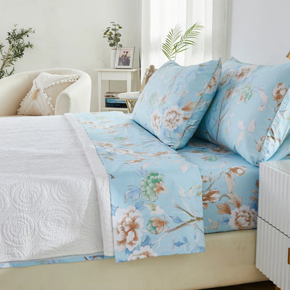 4pcs Egyptian Cotton Sheet Set