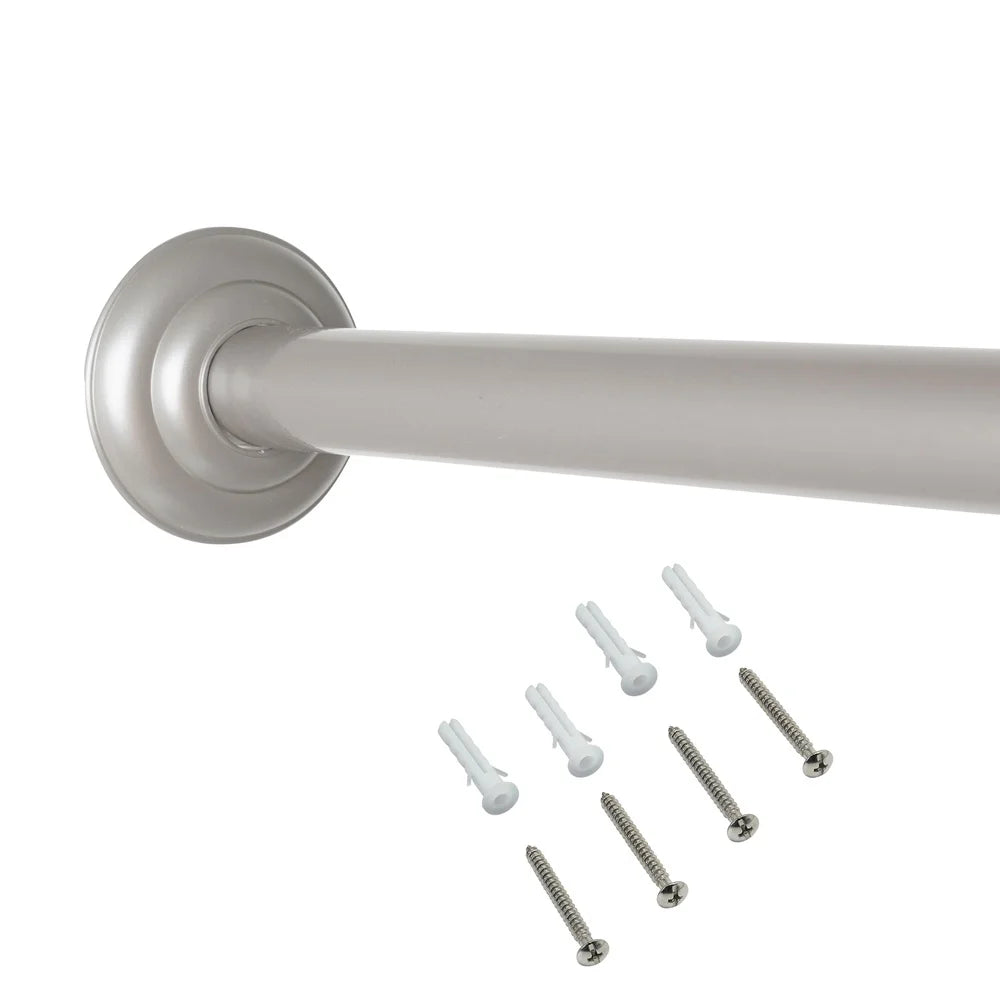 Wall Mounted Adjustable Shower Curtain Rod