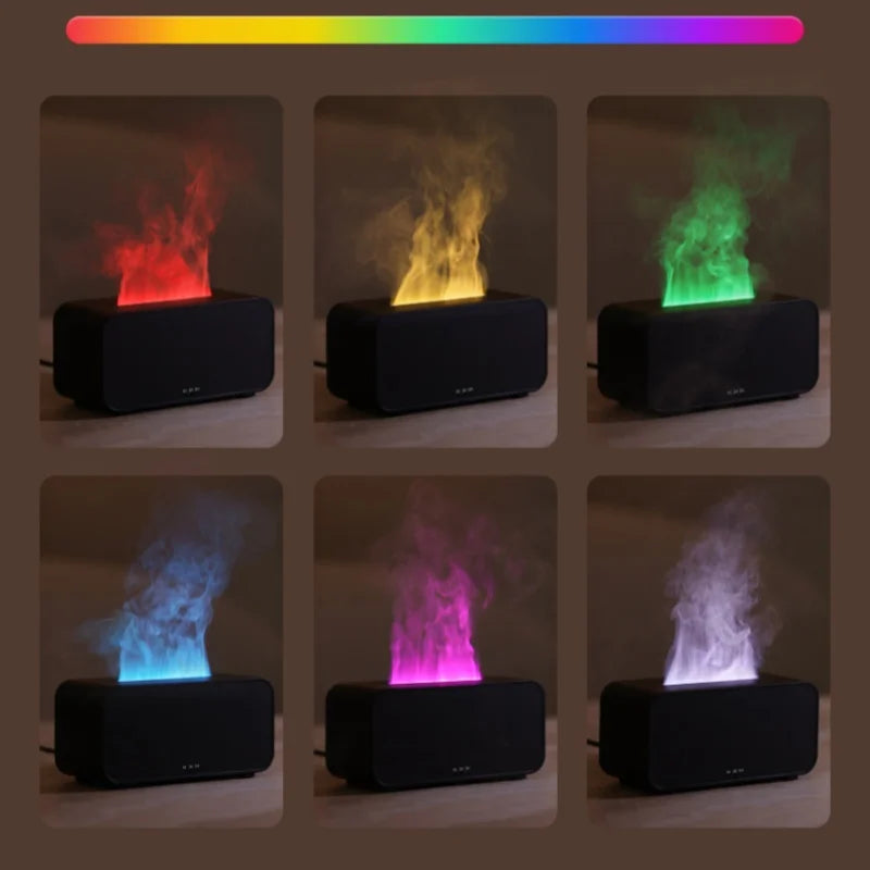 Mini Desktop Flame Humidifier