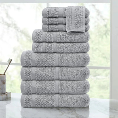 10 Piece Absorbent Towel Set