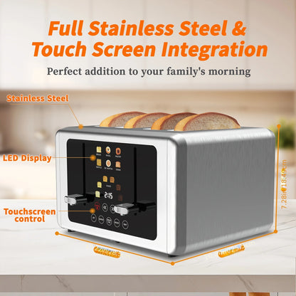 4 Slice Touchscreen Toaster