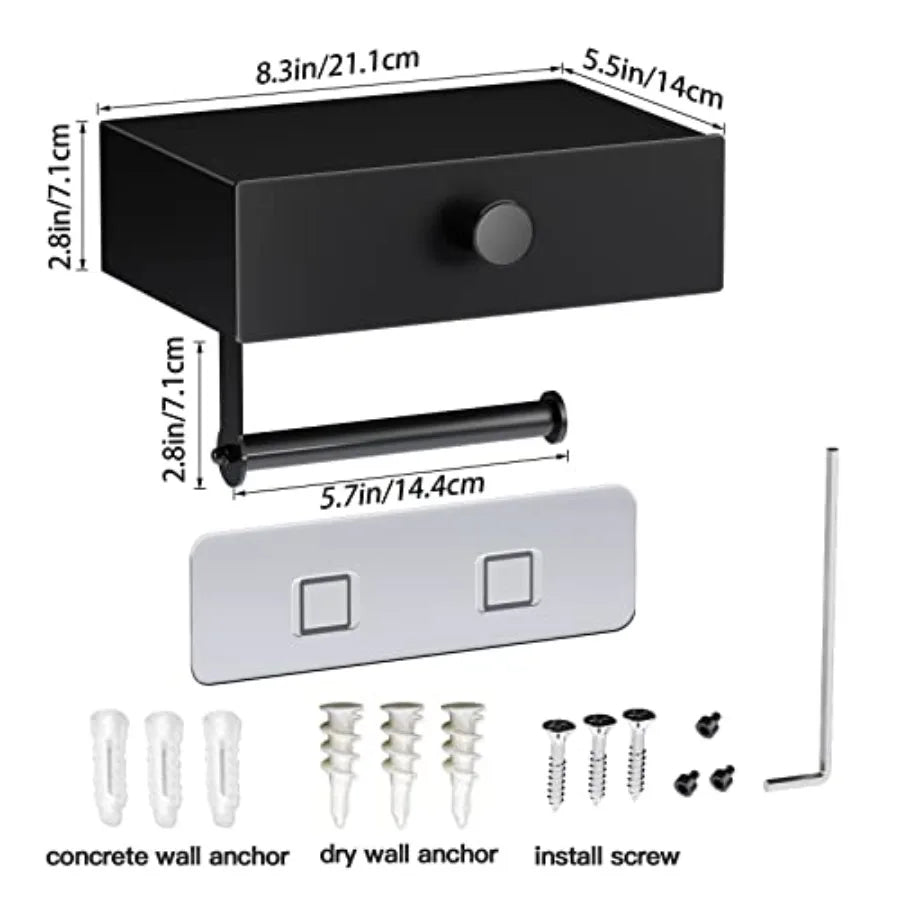 Wall Mounted Toilet Paper Holder