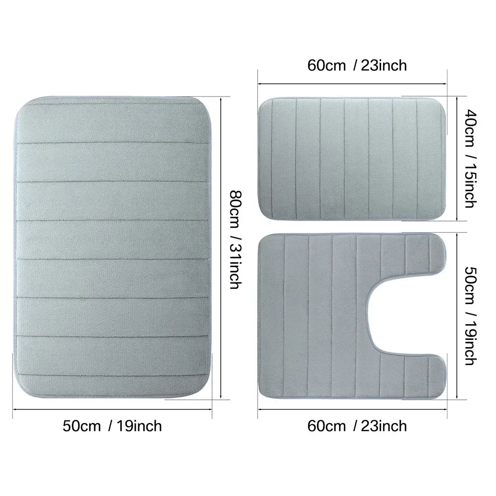 Nonslip Memory Foam Bathmat