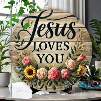 "Jesus Loves You" Wall Decor