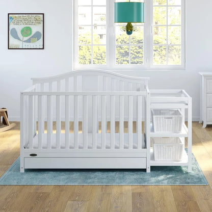 4-in-1 Convertible Crib and Changer
